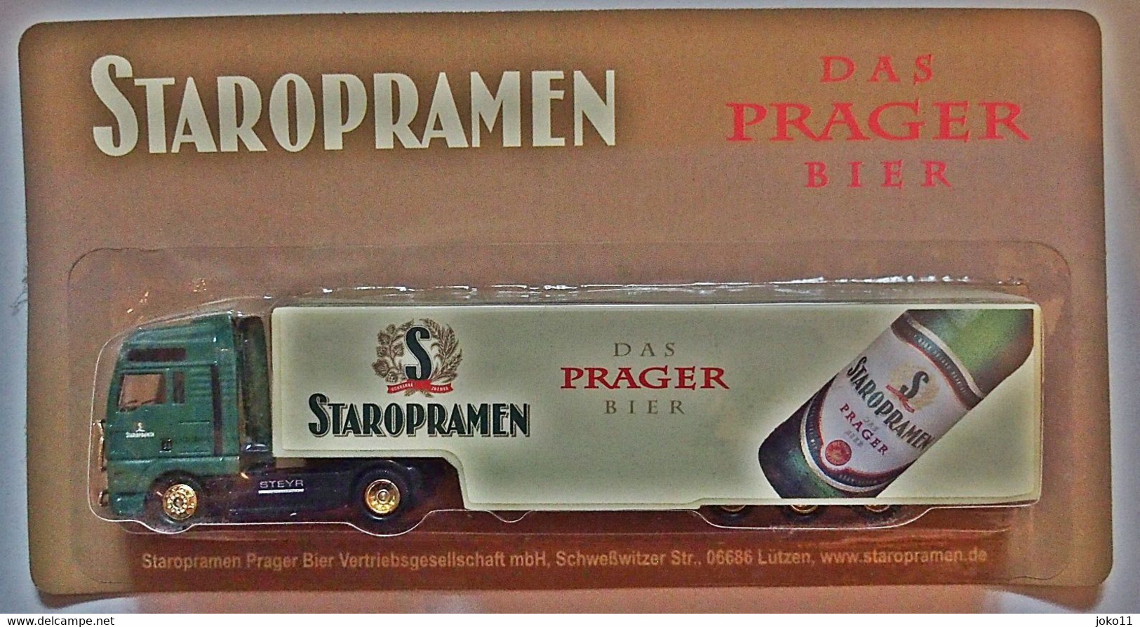 Werbetruck, Biertruck Der Firma Staropramen Prager Bier, OVP - Camion