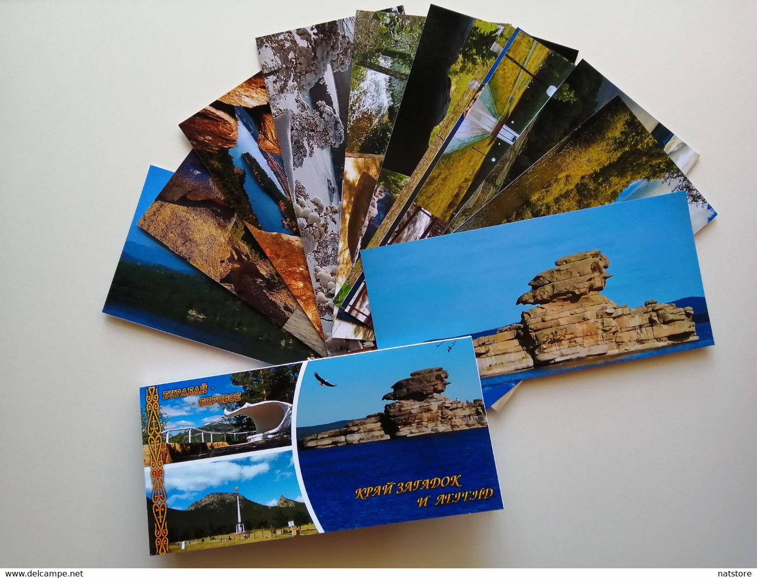 2022..KAZAKHSTAN.. SET OF POSTCARDS..BOROVOE..LAND OF MYSTERIES AND LEGENDS - Kazakhstan