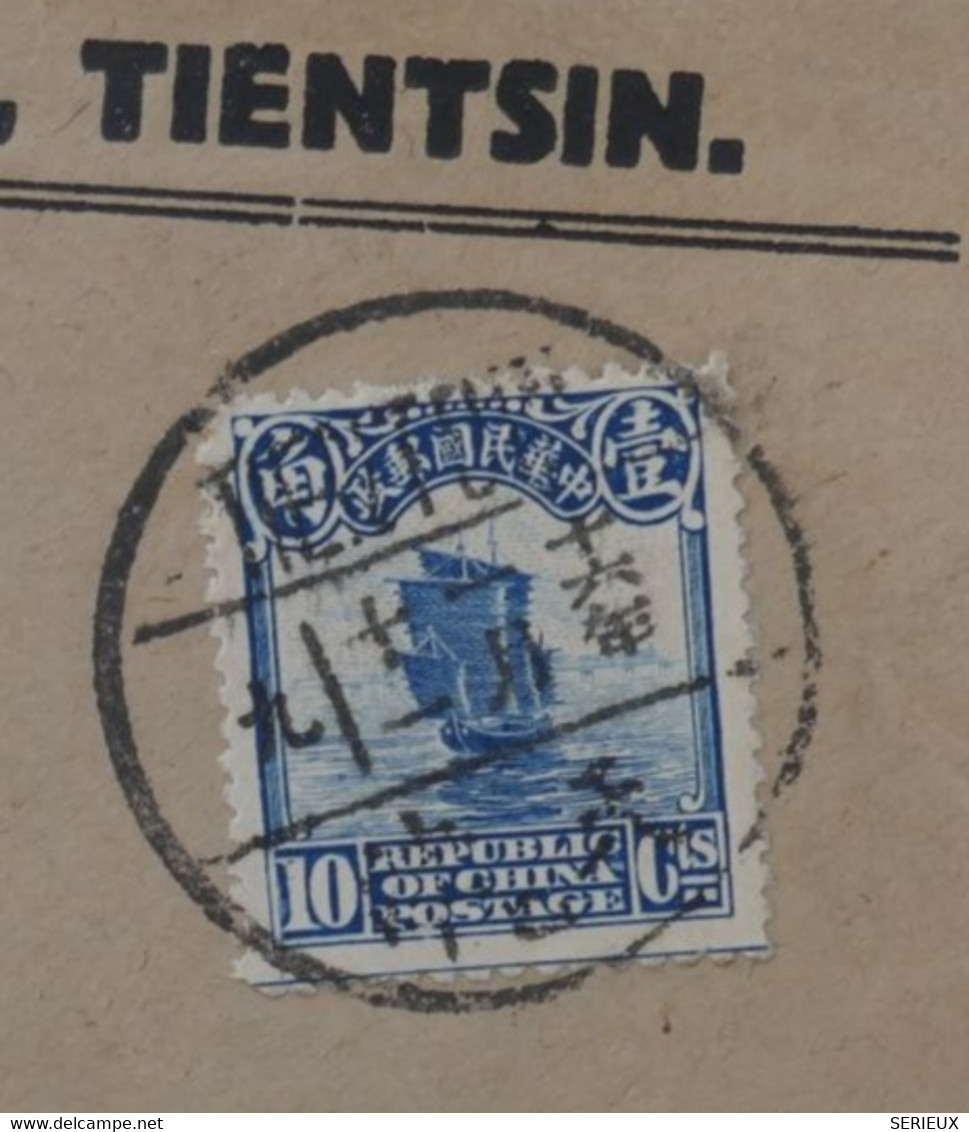 BC6    CHINA  BELLE  LETTRE RRR   1927 AUSTRIA CONSULAT TIENTSIN  A  WIEN AUSTRIA VIA SIBERIA +AFFR.  PLAISANT - 1912-1949 Repubblica