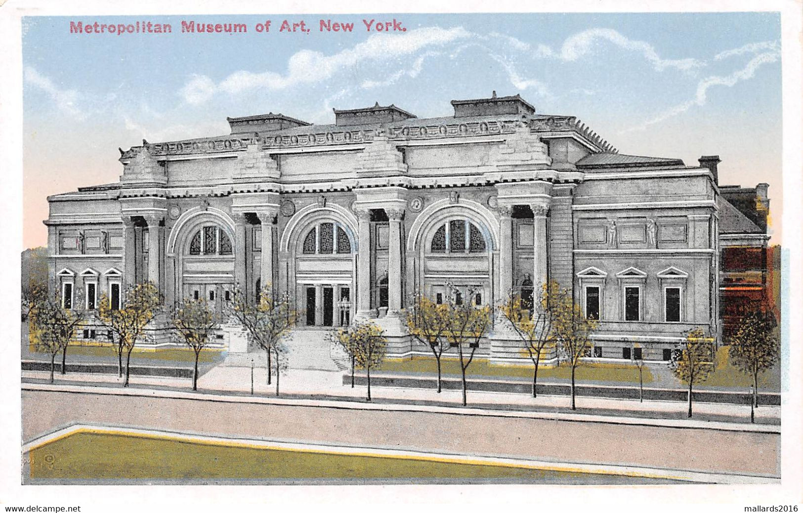 NEW YORK - METROPLITAN MUSEUM OF ART ~ AN OLD POSTCARD #2231103 - Museums