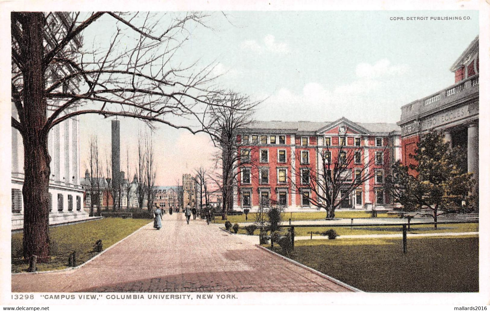 NEW YORK - COLUMBIA UNIVERSITY - CAMPUS VIEW ~ AN OLD POSTCARD #2231104 - Enseñanza, Escuelas Y Universidades