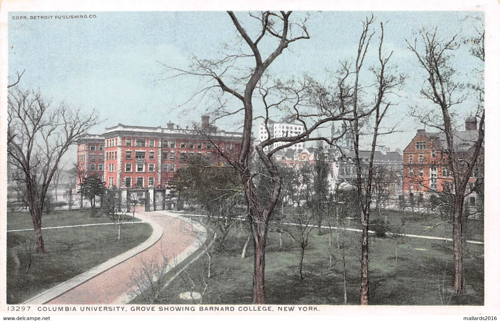 NEW YORK - COLUMBIA UNIVERSITY - BARNARD COLLEGE ~ AN OLD POSTCARD #2231105 - Enseñanza, Escuelas Y Universidades