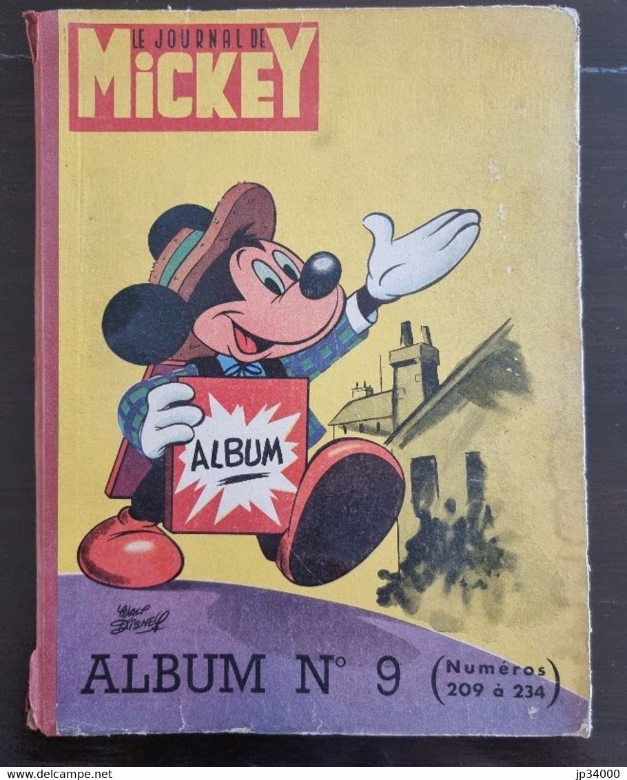 JOURNAL DE MICKEY Album N°9 (numéros 209 à 234) Publié En 1956 - Journal De Mickey