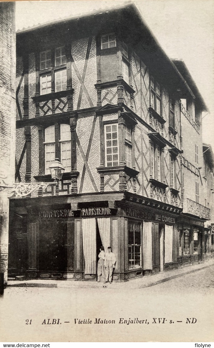 Albi - Rue Et Vieille Maison Enjalbert - Confiserie Pâtisserie Maison Combes - Albi