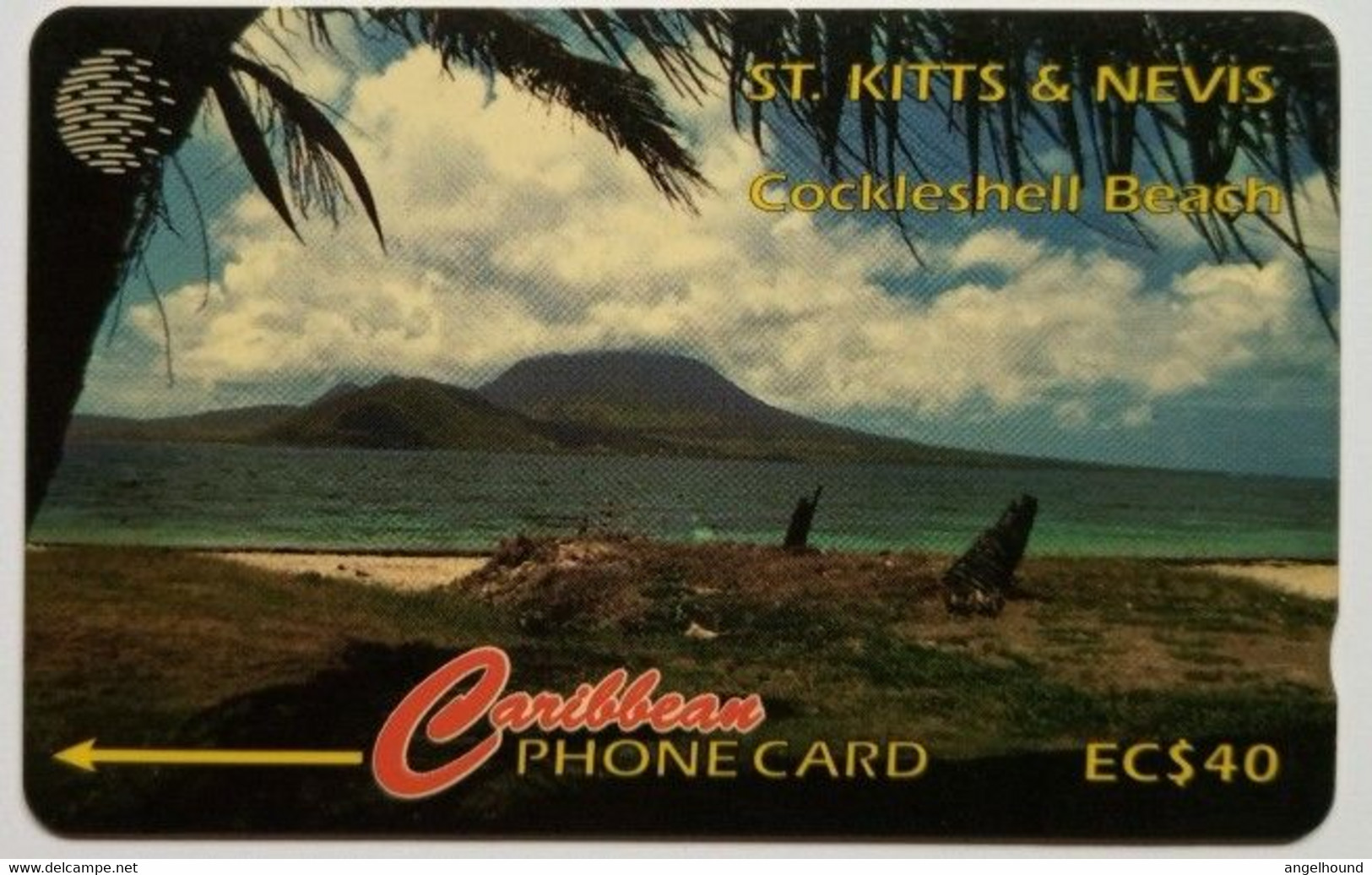 St. Kitts And Nevis EC$40  14CSKC "  Cockshell Beach " - St. Kitts & Nevis