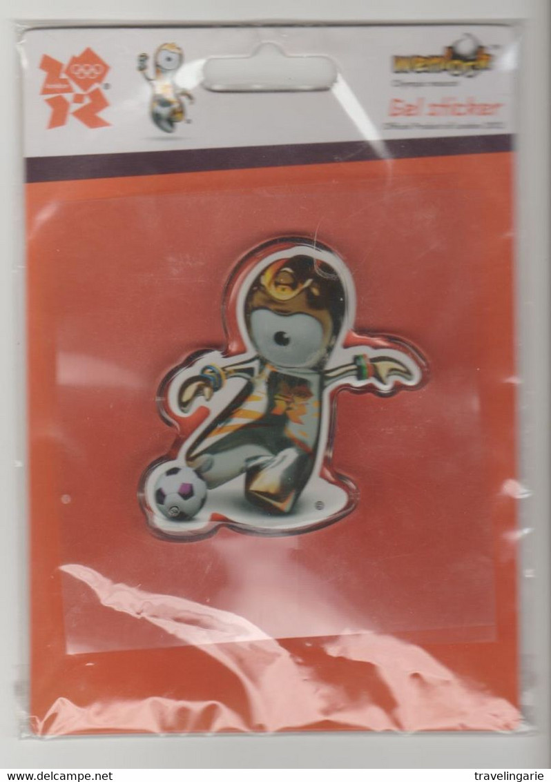 London 2012 Olympic Summer Games Gel Sticker Football In Original Packaging - Bekleidung, Souvenirs Und Sonstige