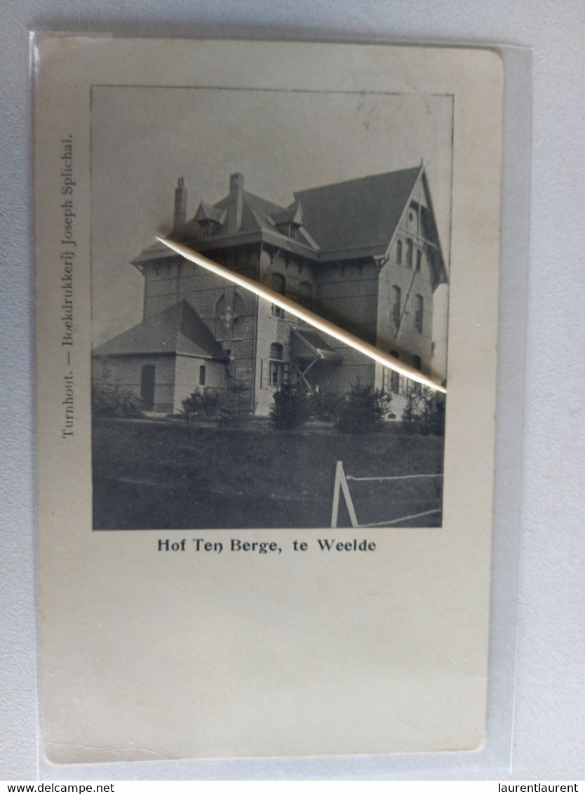 TURNHOUT - Hof Ten Berge, Te Welde 1903 - Turnhout