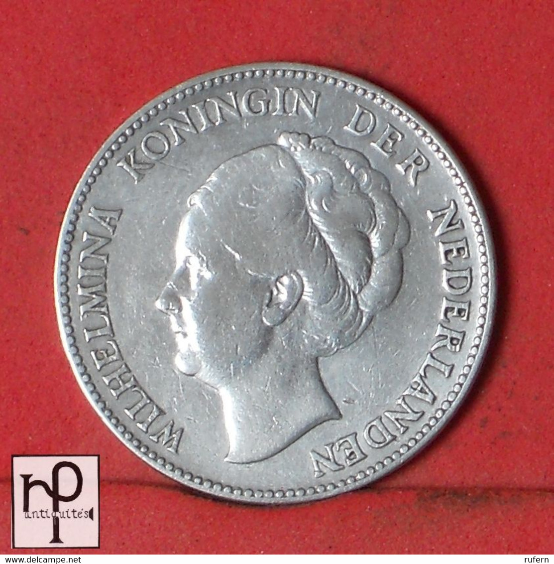 NETHERLANDS  1 GULDEN 1931 - ***SILVER***   KM# 161,1 - (Nº50785) - 1 Gulden