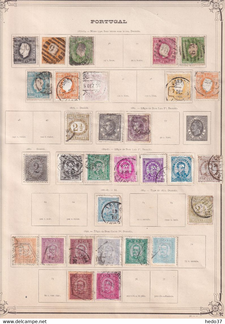 Portugal - Collection Ancienne Vendue Page Par Page - Tous états - Verzamelingen
