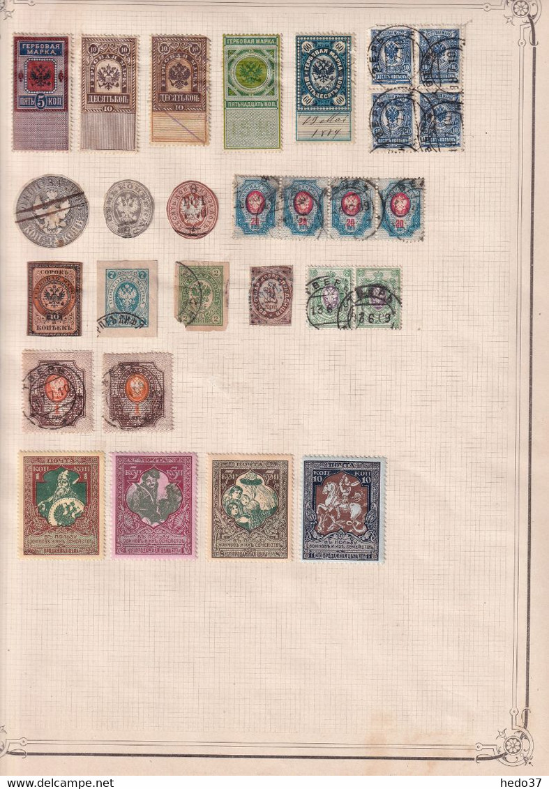 Russie - Collection Ancienne Vendue Page Par Page - Tous états - Sammlungen