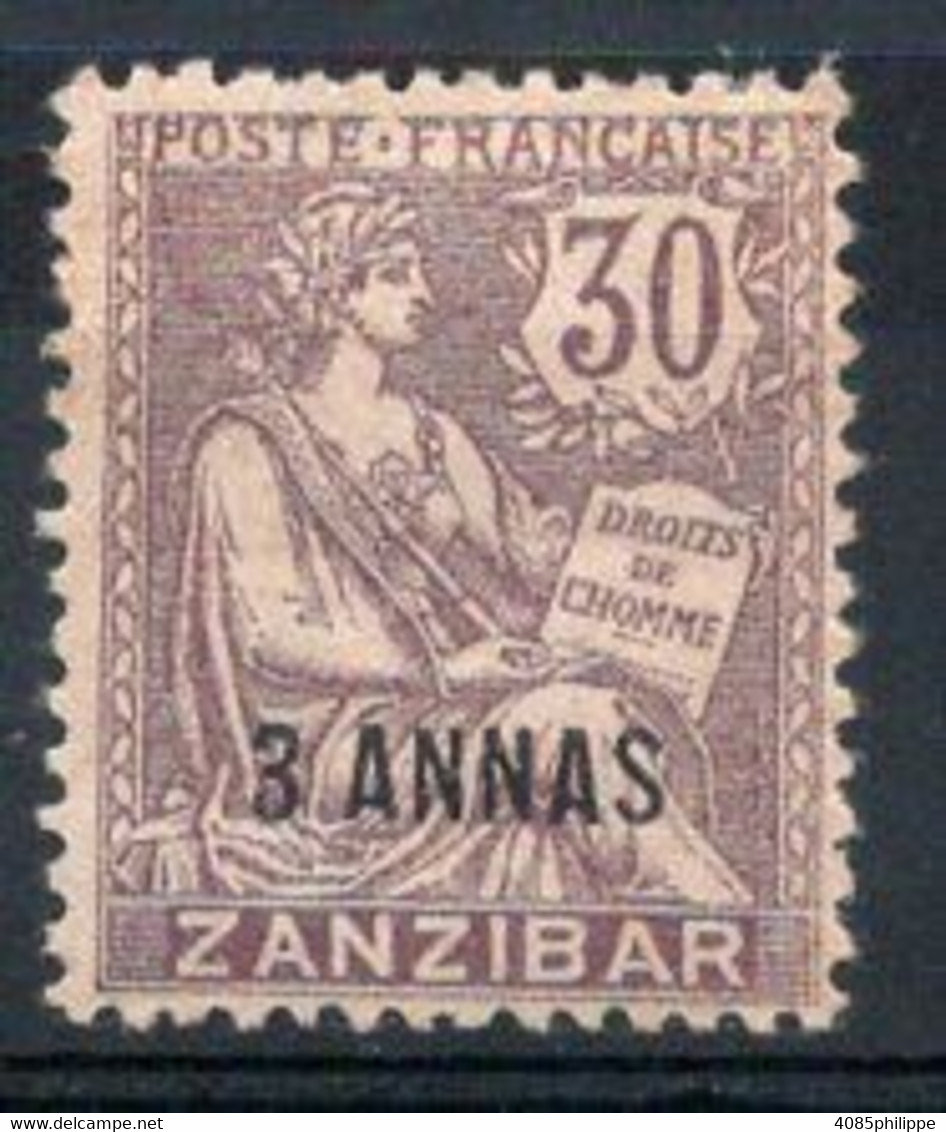 ZANZIBAR Timbre Poste N°52* Neuf TB  Cote : 17,00€ - Nuevos