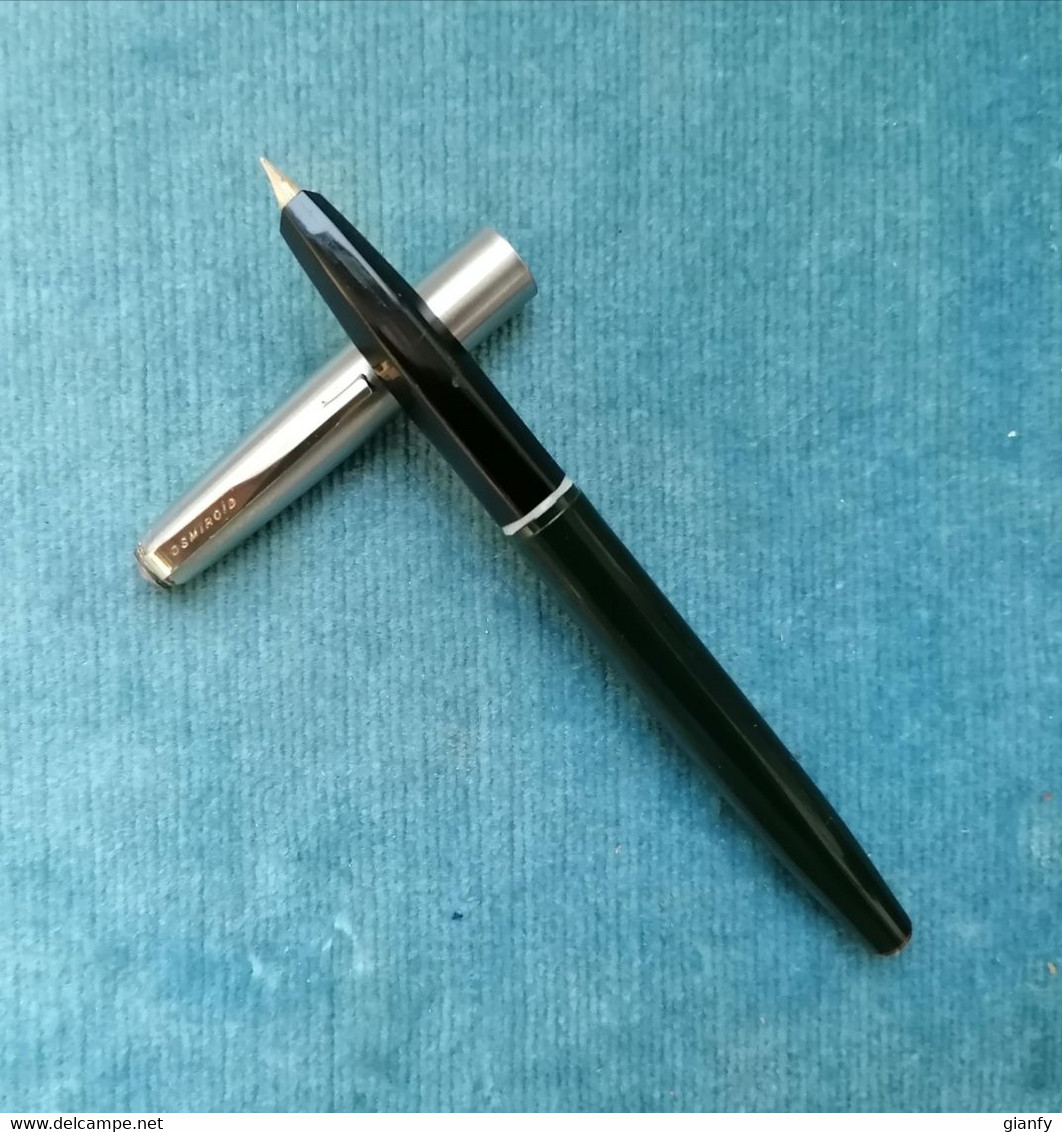 PENNA STILOGRAFICA OSMIROID VISCOUNT INGHILTERRA 1980 ENGLAND VINTAGE FOUNTAIN PEN - Stylos