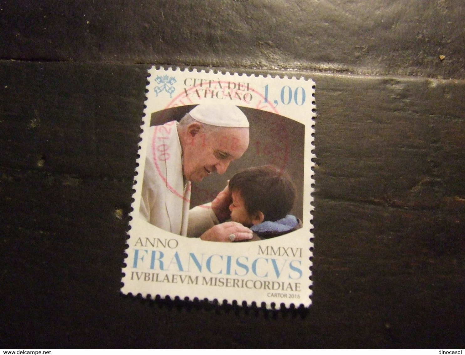 VATICANO 2016 GIUBILEO 1 € USATO - Used Stamps