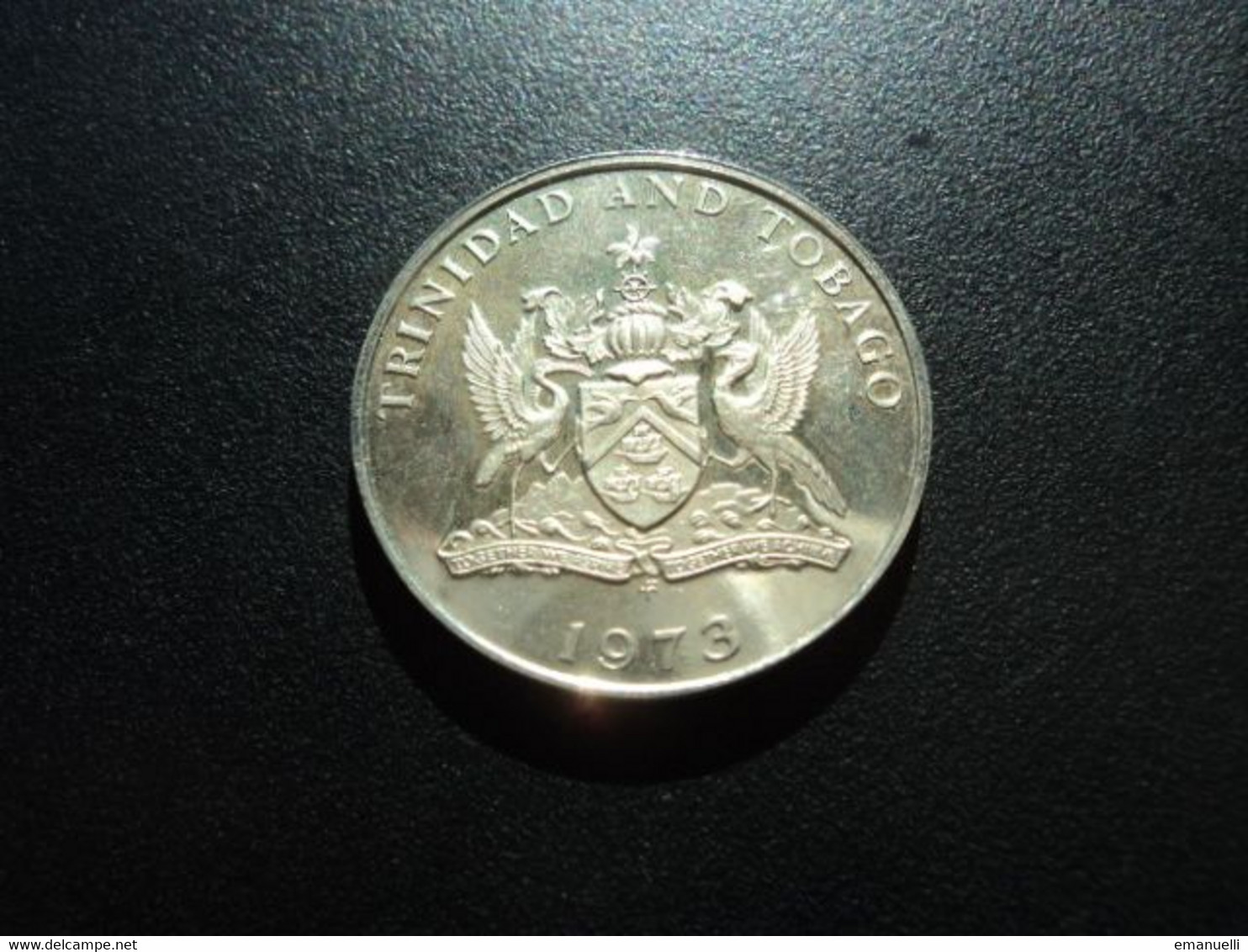 TRINITÉ ET TOBAGO * : 50 CENTS  1973 FM (P)   KM 22      B.E. ** - Trinidad Y Tobago