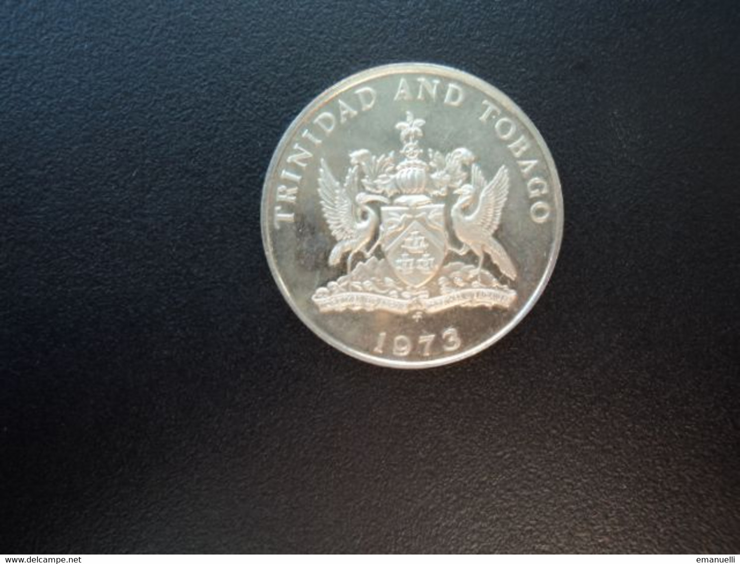 TRINITÉ ET TOBAGO * : 50 CENTS  1973 FM (P)   KM 22      B.E. ** - Trinidad Y Tobago