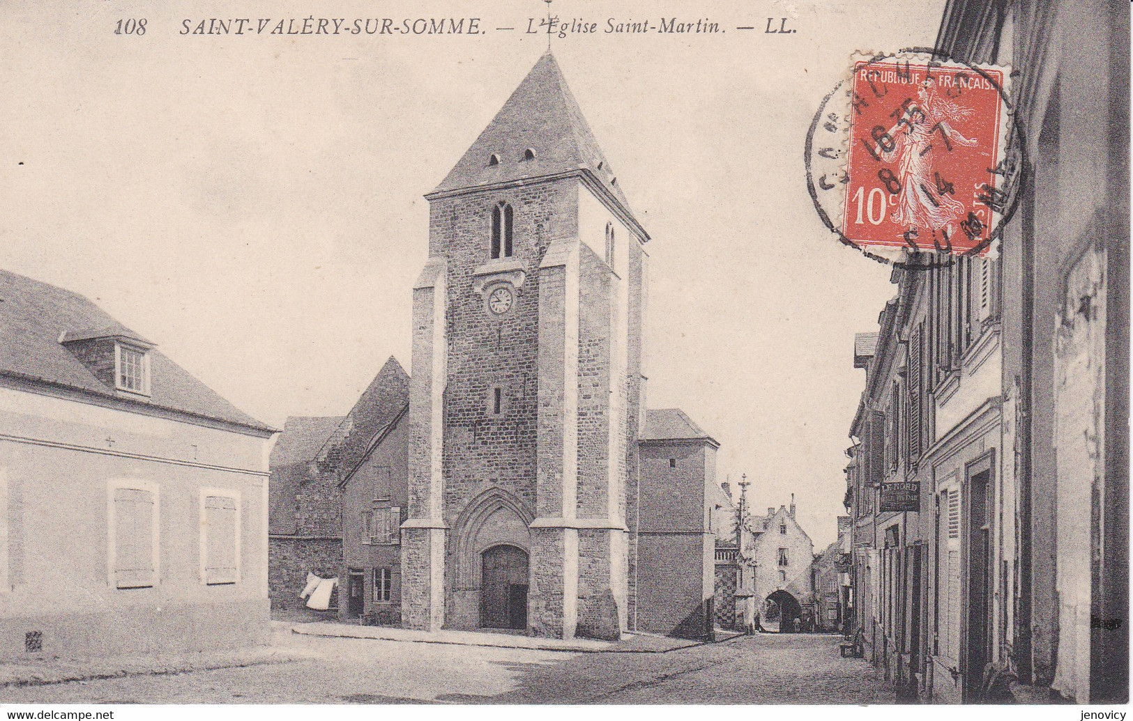 SAINT VALERY SUR SOMME EGLISE SAINT MARTIN    REF 76272 SJ - Saint Valery Sur Somme