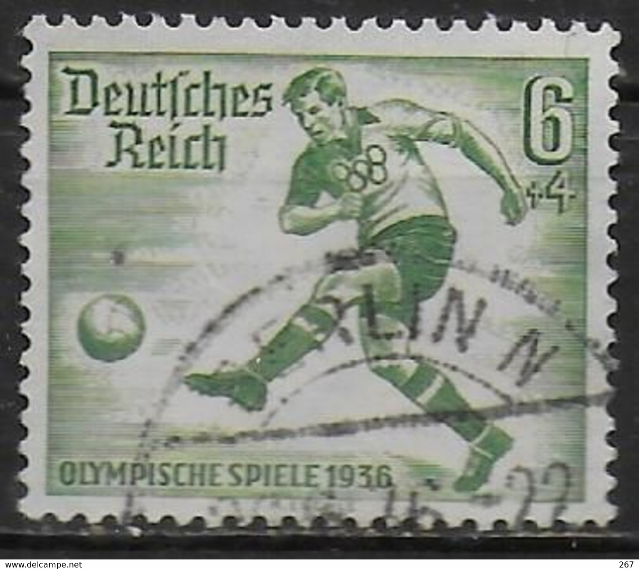 ALLEMAGNE     N° 567    Oblitere   Jo    Football  Soccer  Fussball - Oblitérés