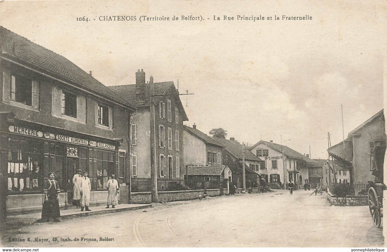 90 - TERRITOIRE DE BELFORT - CHATENOIS-LES-FORGES - Rue Principale Et La Fraternelle - Superbe - 10079 - Châtenois-les-Forges