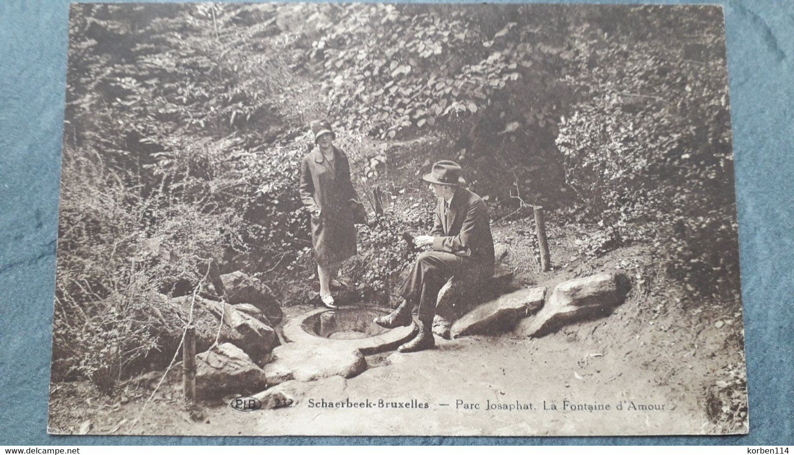 SCHAERBEEK PARC JOSAPHAT  LA FONTAINE D'AMOUR - Forêts, Parcs, Jardins