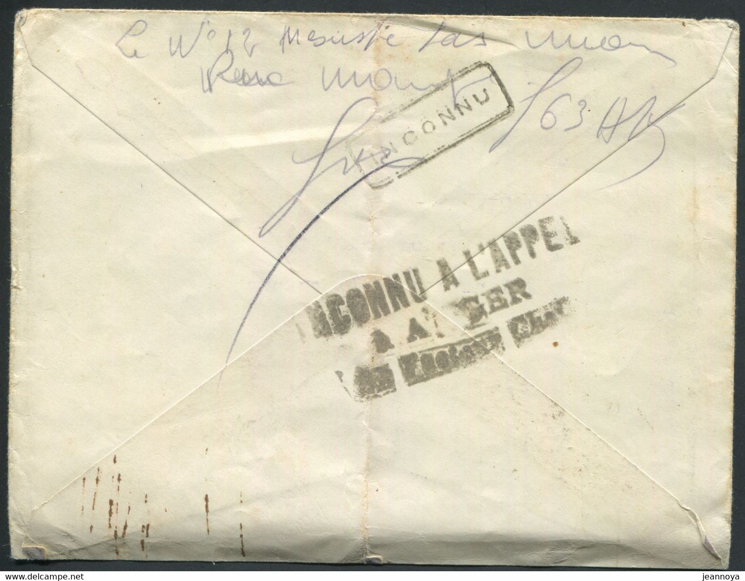 FRANCE - N° 368 PERFO " S " / LETTRE DU SENAT LE 21/9/1939 POUR ALGER - TB - Storia Postale