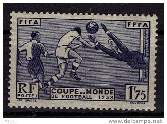 FRANCE   N° 396 * *   ( Cote 32e ) Cup 1938  Football  Soccer  Fussball - 1938 – Francia