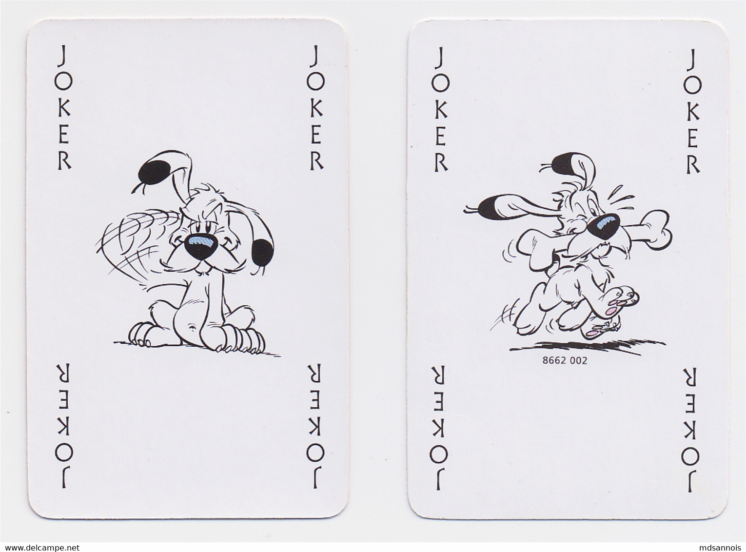 Asterix Jeu De Cartes 54 Cartes 2 Joker éditons Atlas Port 100g - 54 Cartes