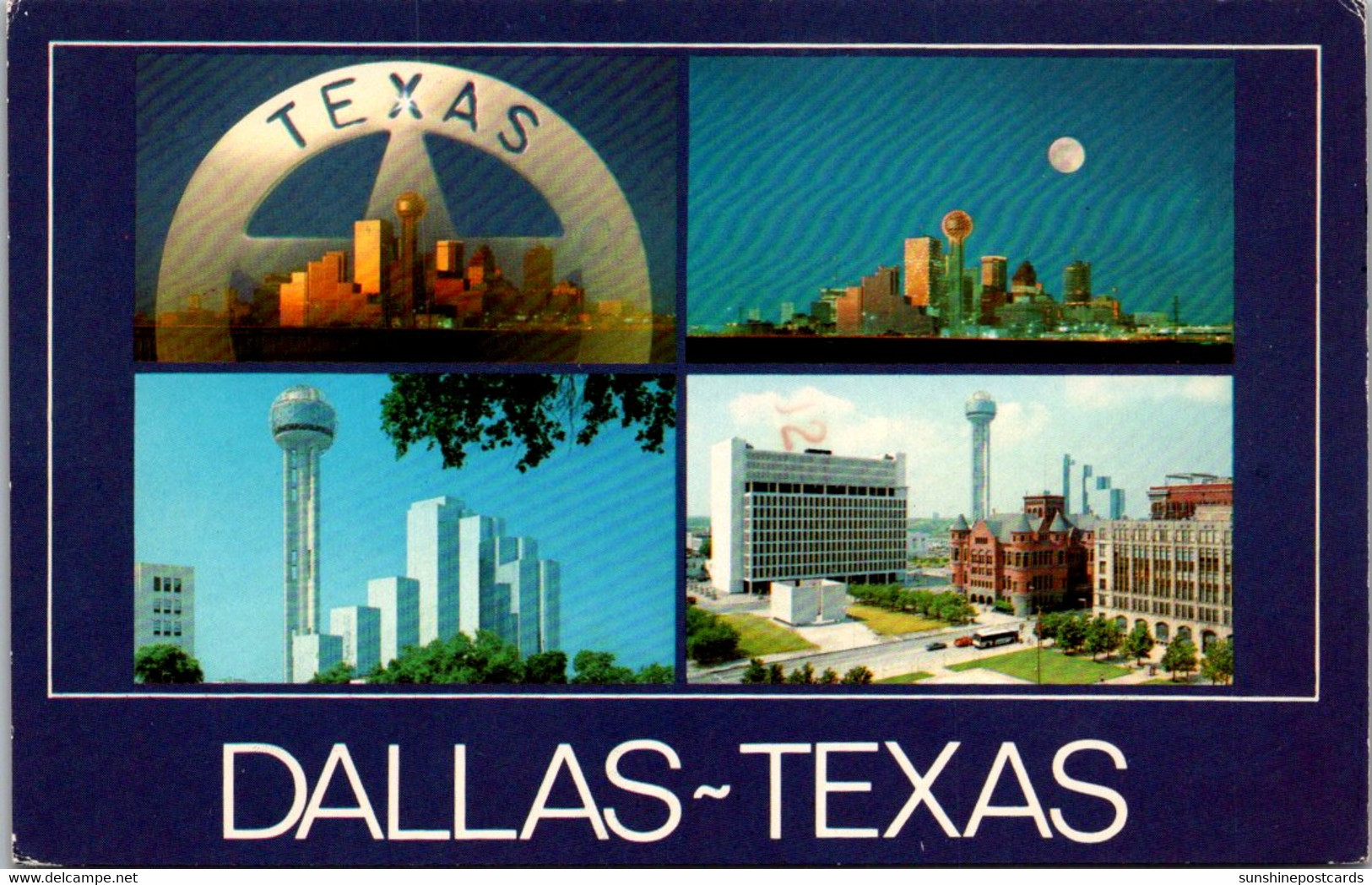 Texas Dallas "Bid D" Multi View 1985 - Dallas