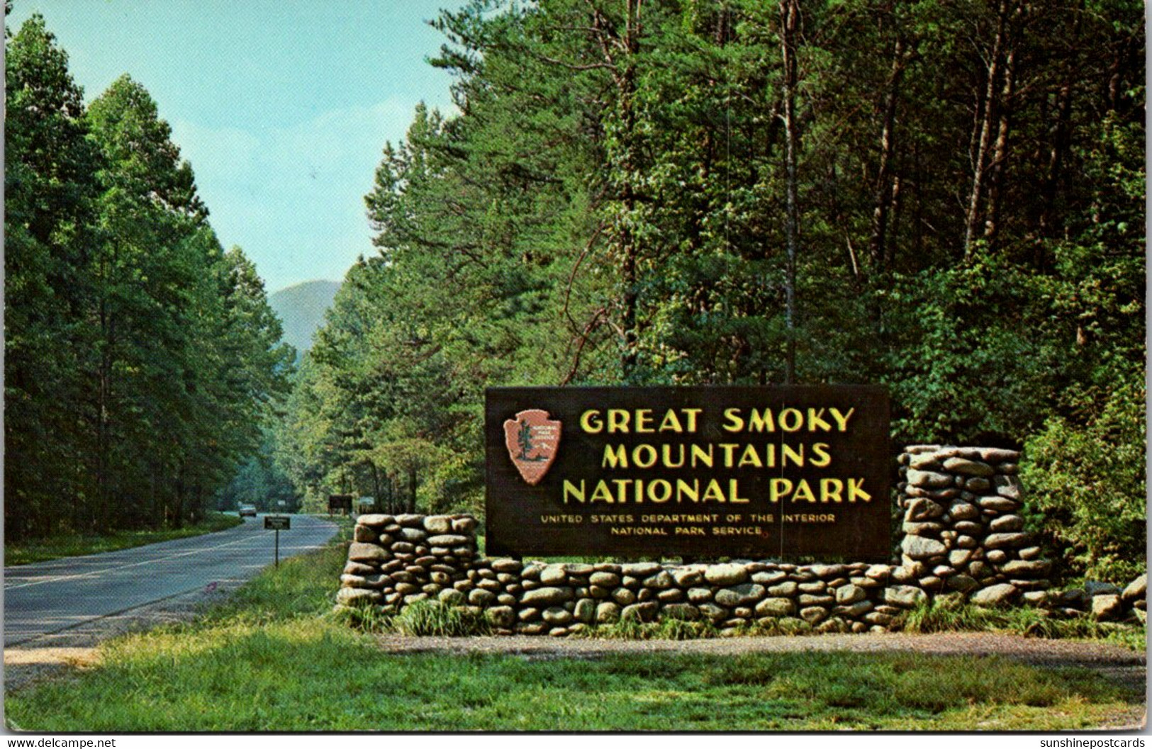 Great Smoky Mountains National Park Welcome Marker - Parques Nacionales USA