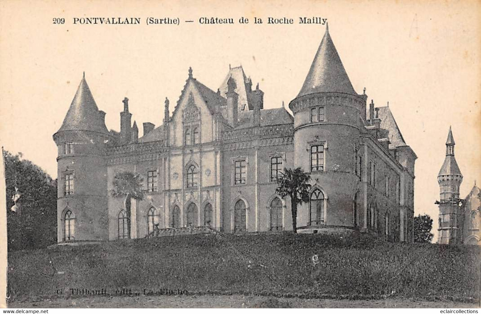 Pontvallain            72         Château De La Roche-Mailly                 (voir Scan) - Pontvallain