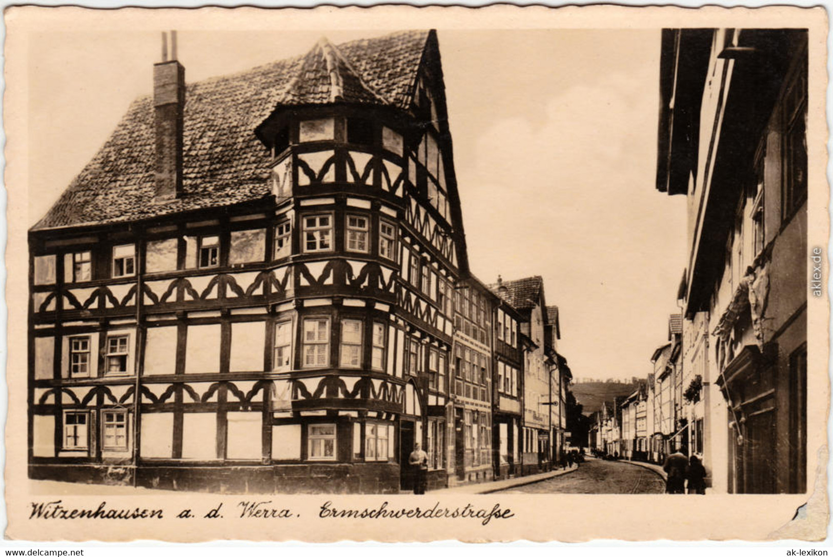 Witzenhausen Ermschwerderstraße Fotokarte Werra Meißner Kreis Eschwege  1934 - Witzenhausen