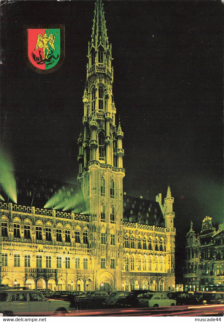 BRUXELLES - BRUSSELS - HOTEL DE VILLE - Bruxelles La Nuit