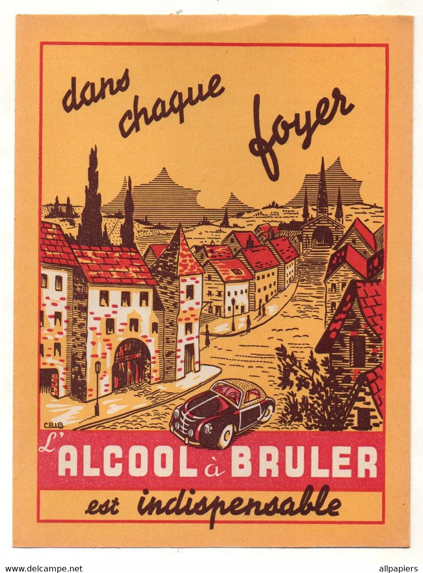 Protège-cahiers Dans Chaque Foyer L'Alcool à Bruler Est Indispensable - Format : 24x18 cm - Protège-cahiers