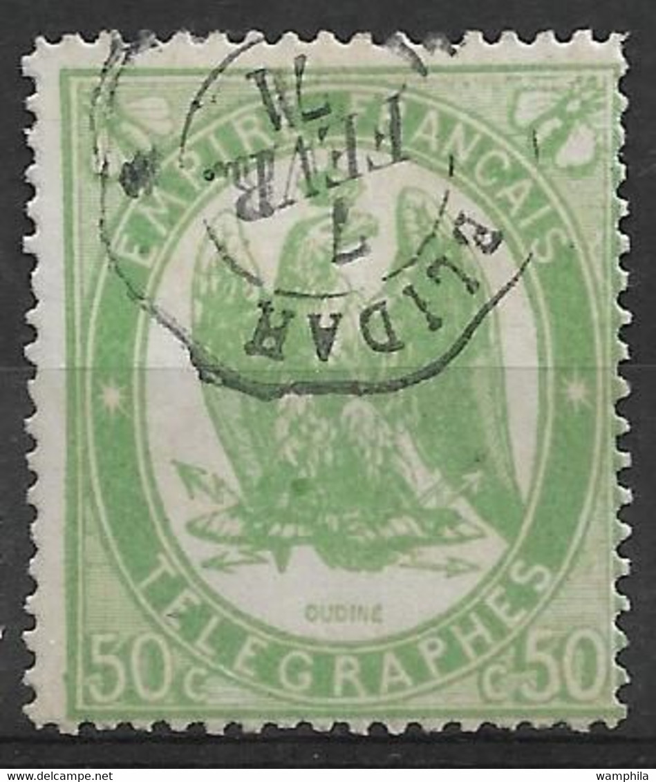 France Télégraphe N°6 Oblitéré Blidah (Algérie). Cote 20€ . - Sonstige & Ohne Zuordnung