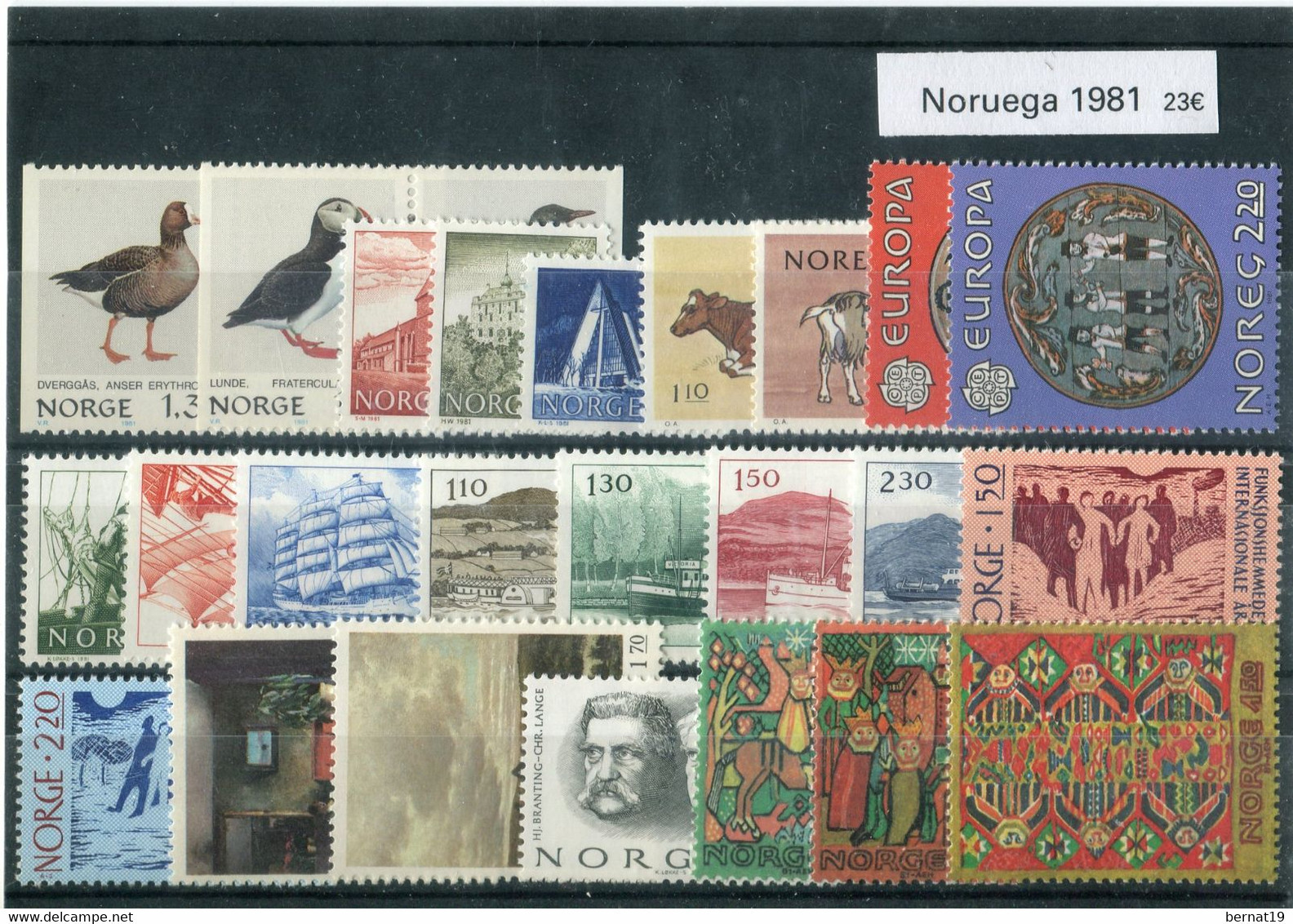 Noruega 1981 Completo ** MNH. - Années Complètes
