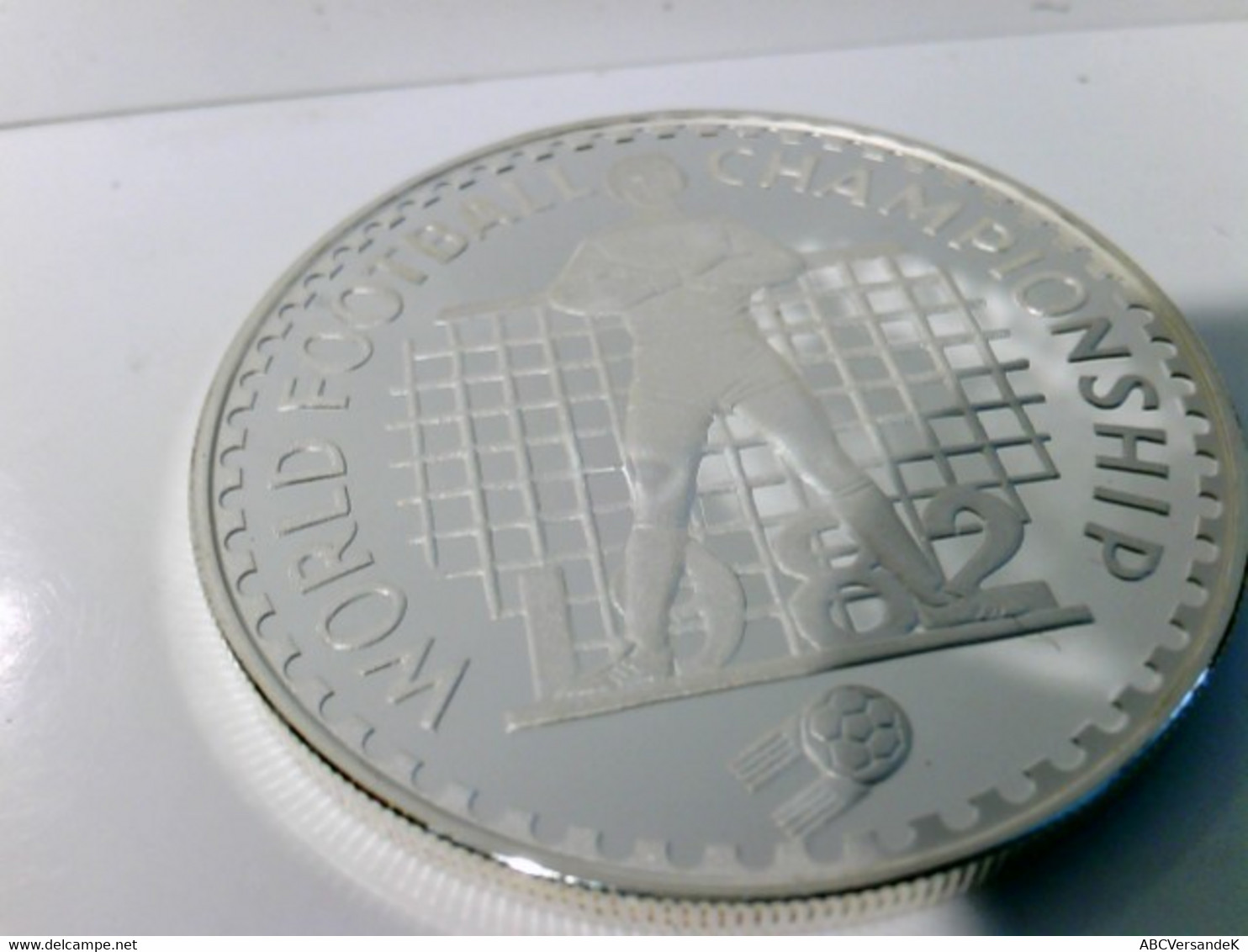 Münzen/ Medaillen, 10 Maloti, 1983, Lesotho, Fussball Weltmeisterschaft Spanien 1982, Polierte Platte. - Numismatiek