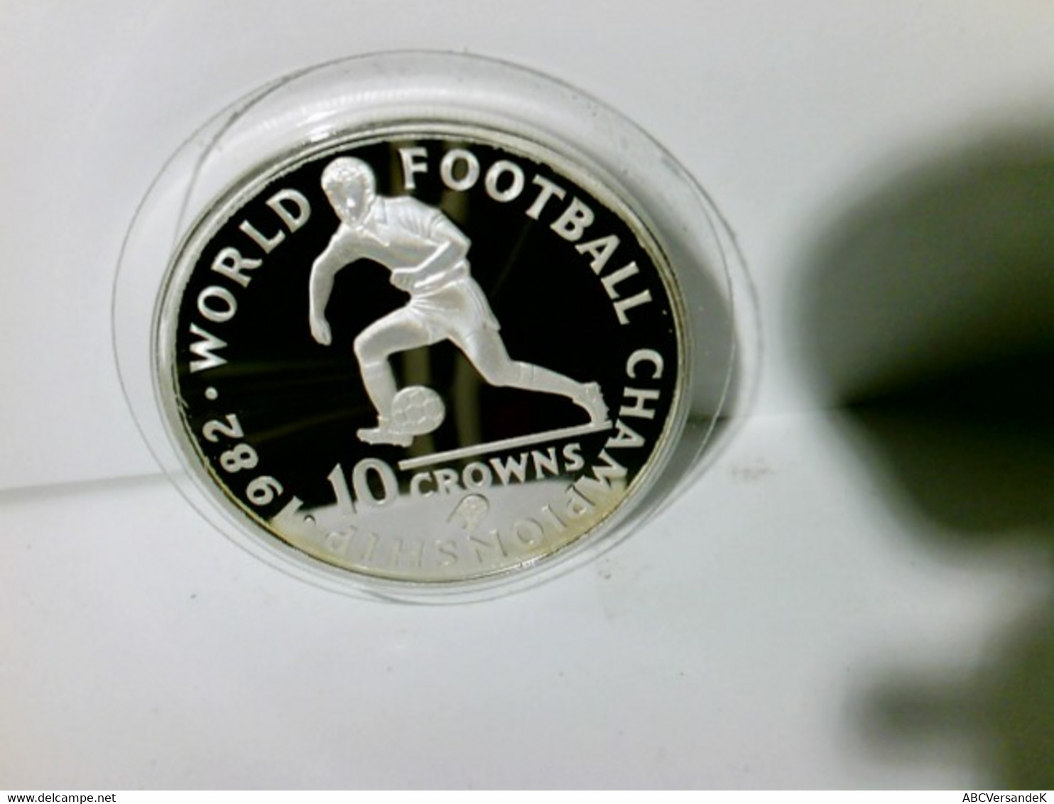 Münzen/ Medaillen: 10 Crown, 1982, Turks- Und Caicos- Inseln, Fussball Weltmeisterschaft Spanien 1982, Poliert - Numismatik