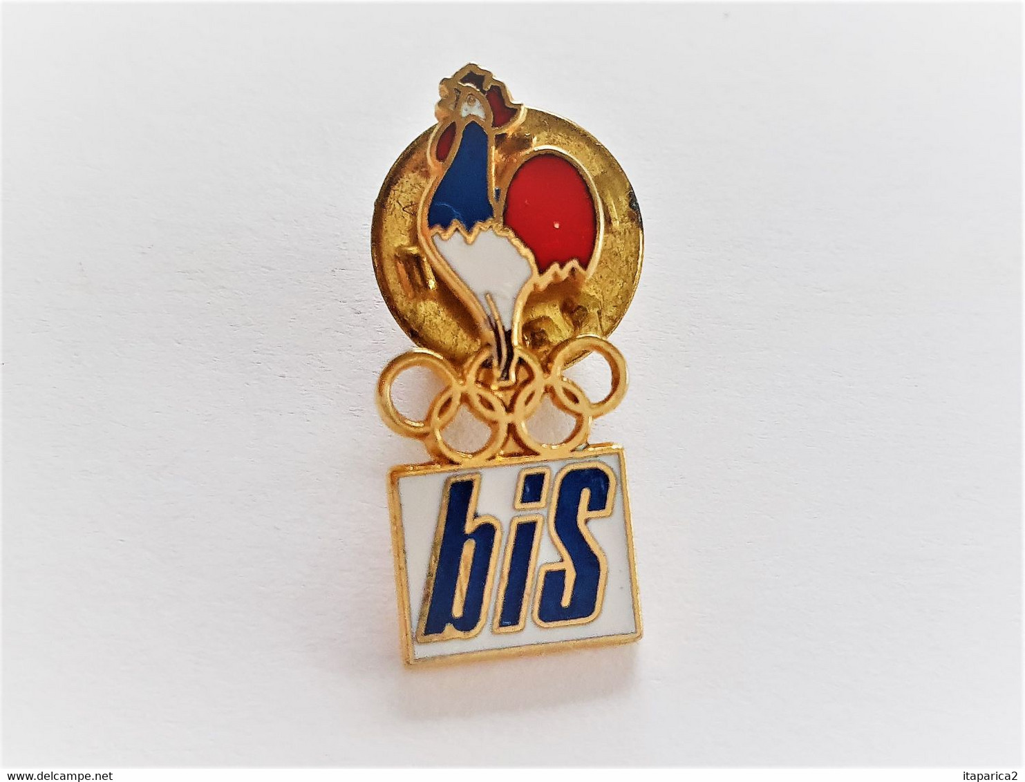 PINS JEUX OLYMPIQUES ALBERTVILLE 92 BIS COQ BLEU BLANC ROUGE / Doré / 33NAT - Jeux Olympiques