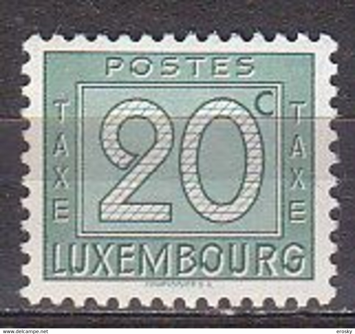 Q4493 - LUXEMBOURG TAXE Yv N°25 ** - Strafport