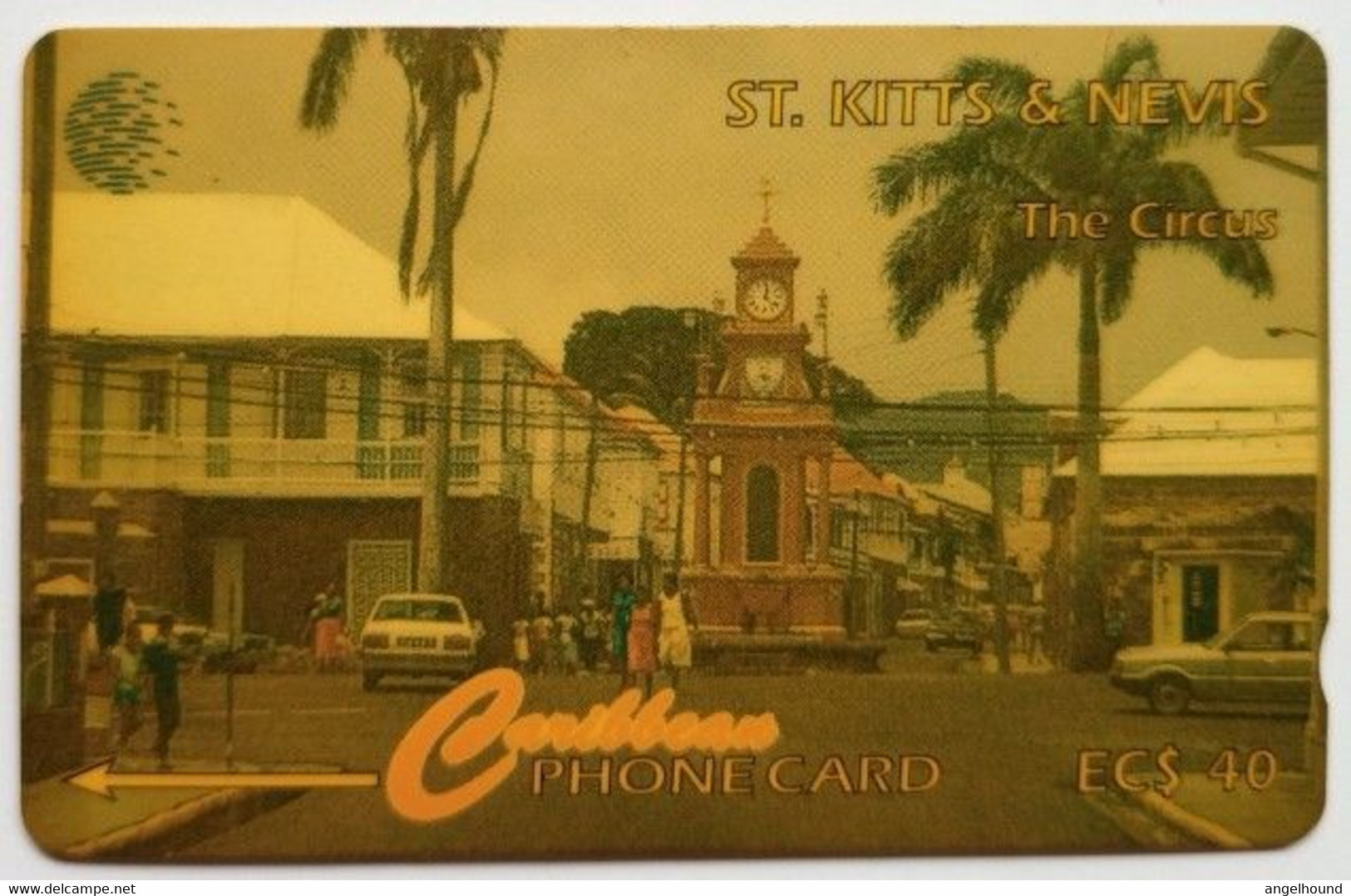 Sr. Kitts And Nevis  EC$40  11CSKC  " The Circus " - St. Kitts En Nevis