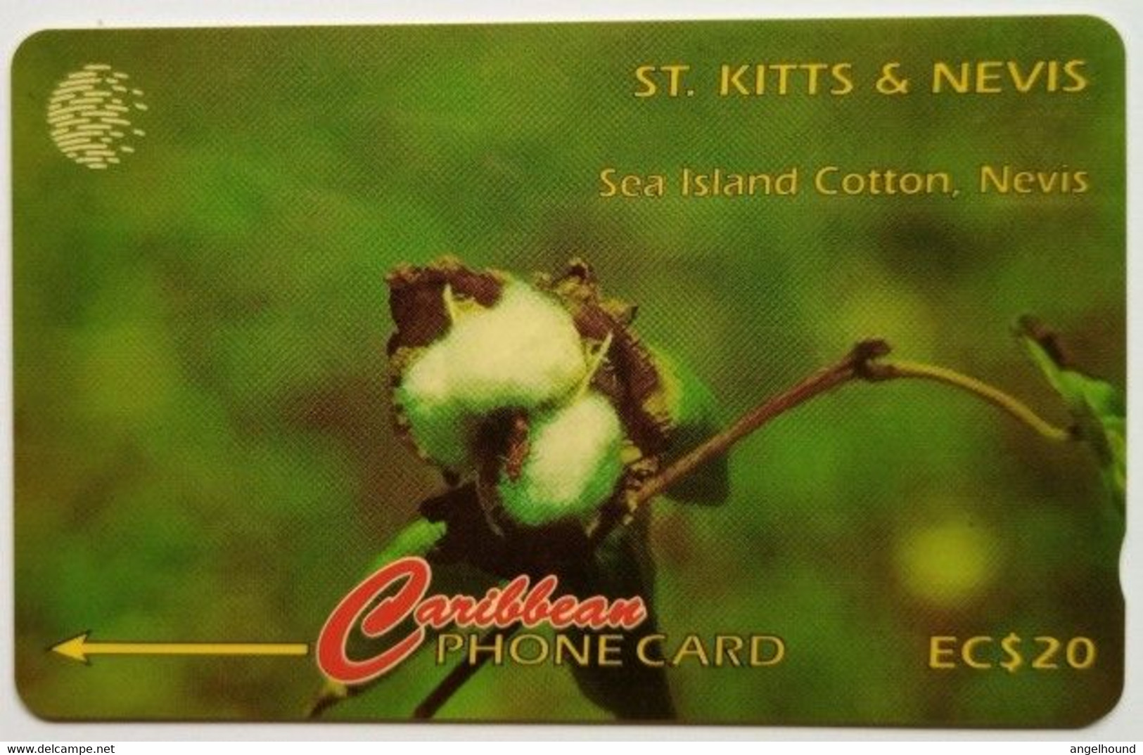 St. Kitts And Nevis  EC$20  77CSKA  " Sea Island Cotton " - St. Kitts & Nevis