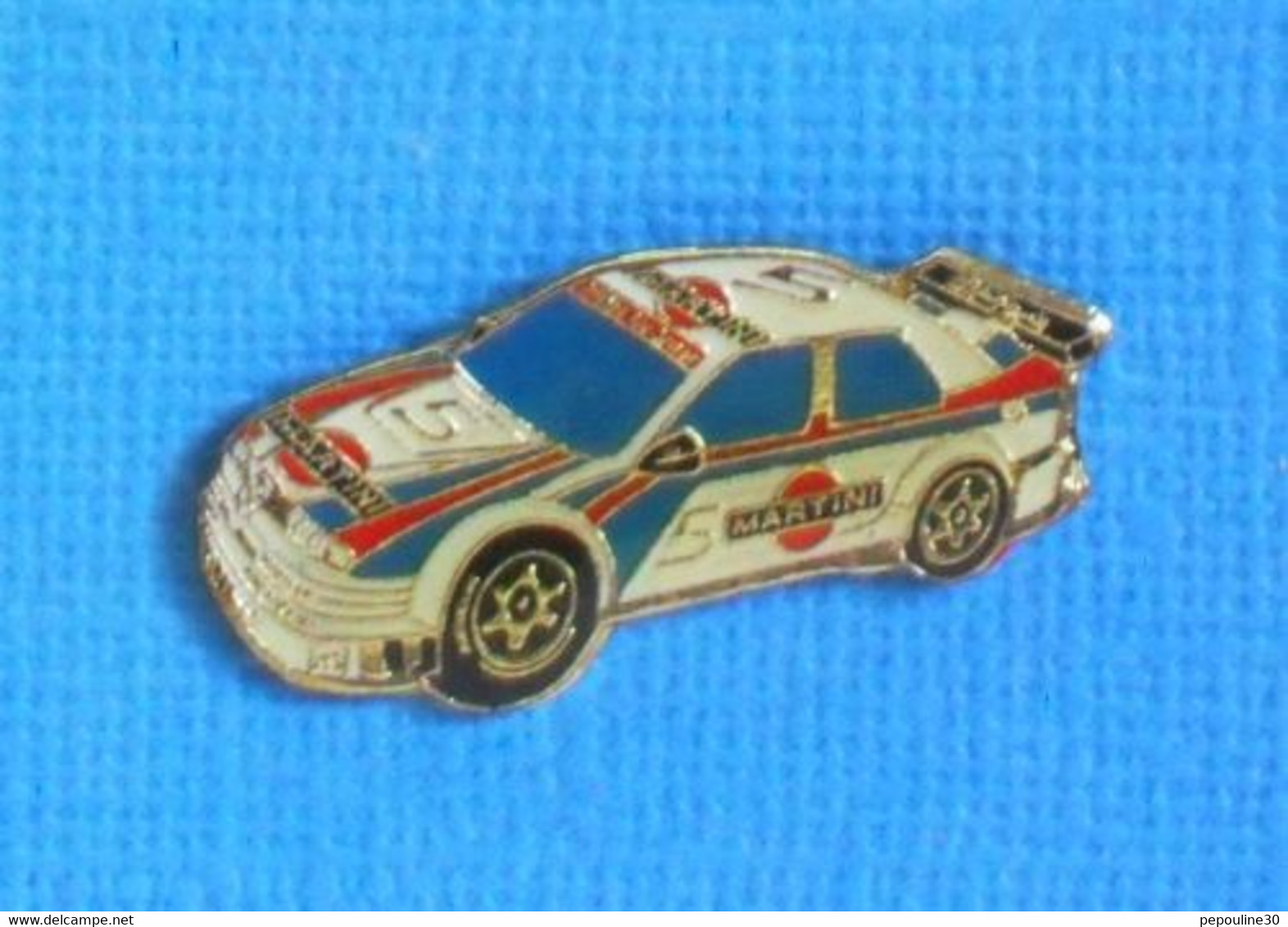 1 PIN'S //  **  ALFA ROMEO 155 V6 TI DTM MARTINI / N°5 ** - Alfa Romeo