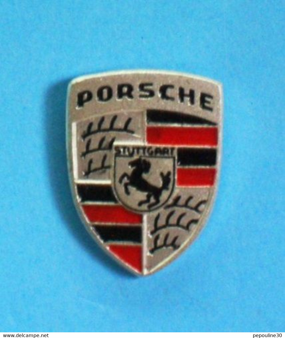 1 PIN'S //    ** LOGO // PORSCHE  STUTTGART ** - Porsche