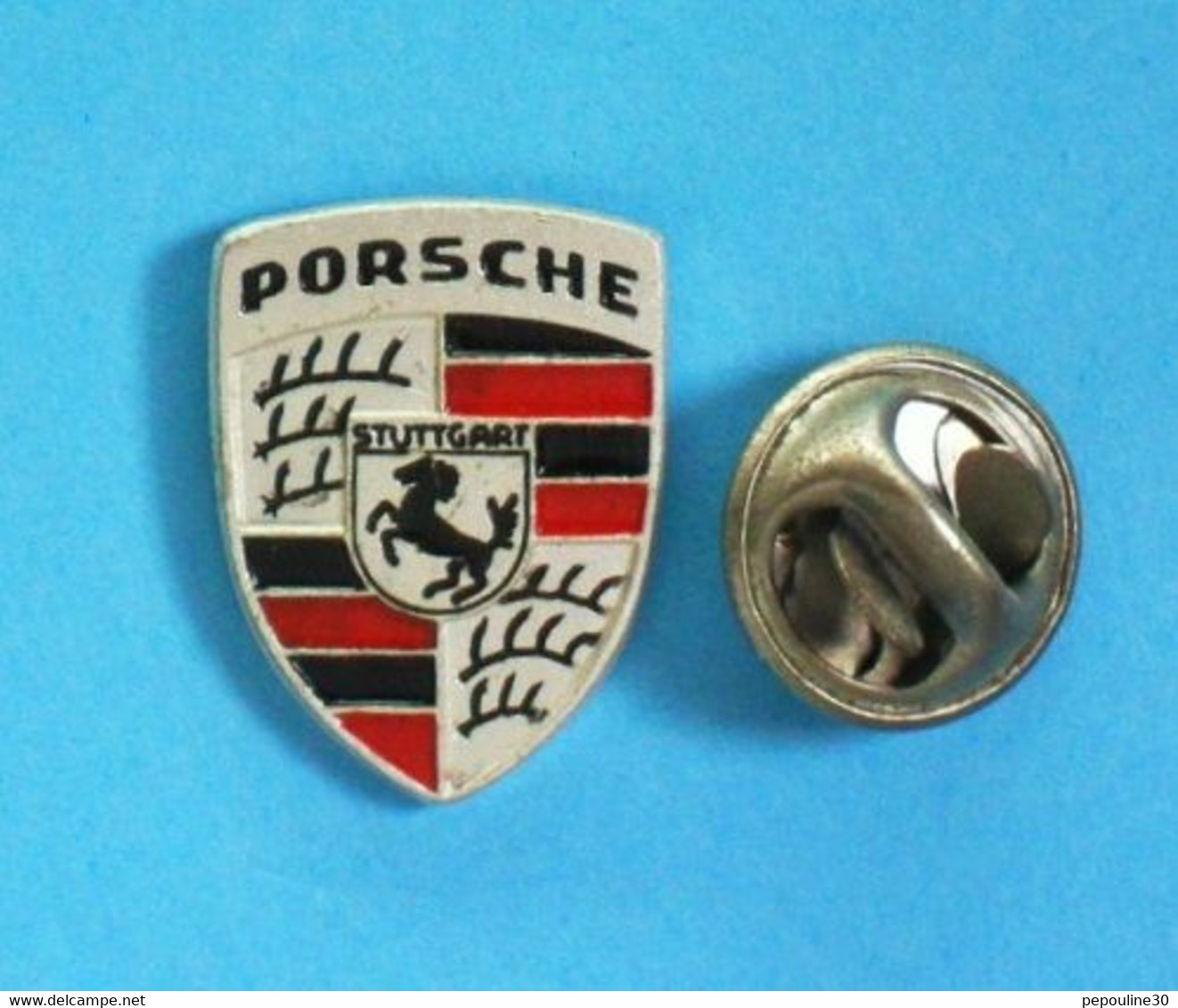 1 PIN'S //    ** LOGO // PORSCHE  STUTTGART ** - Porsche