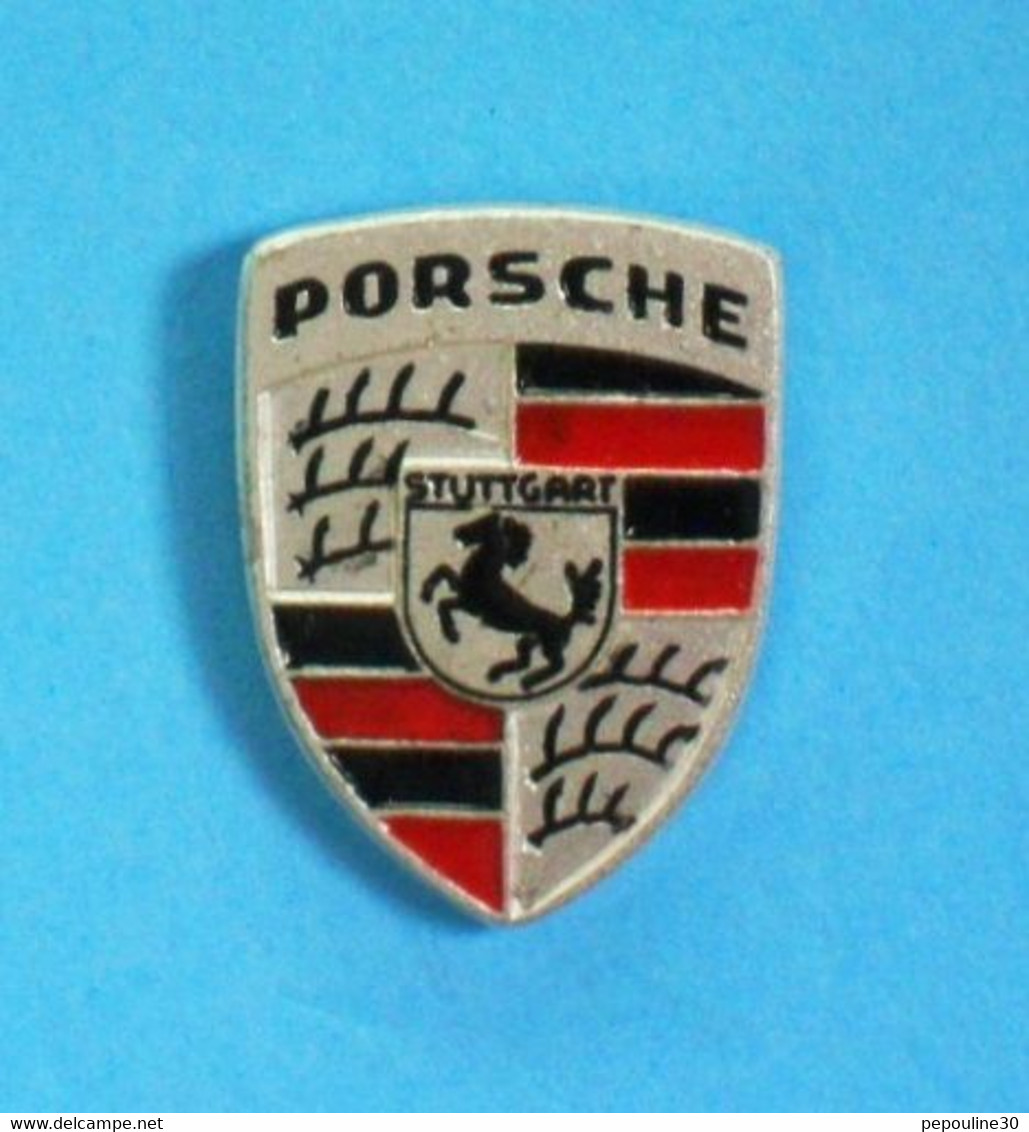 1 PIN'S //    ** LOGO // PORSCHE  STUTTGART ** - Porsche