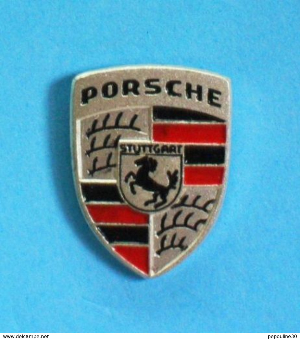 1 PIN'S //    ** LOGO // PORSCHE  STUTTGART ** - Porsche