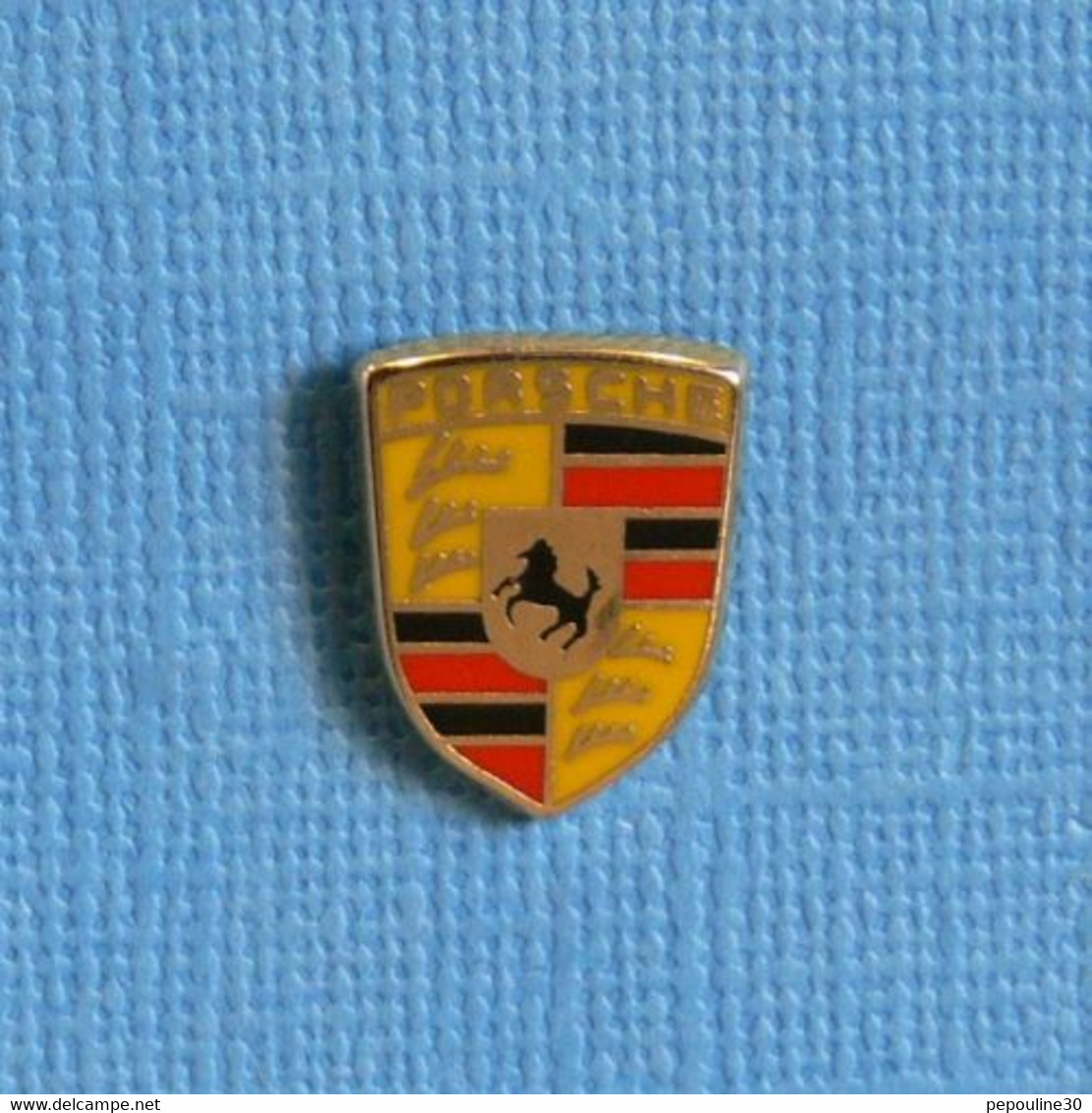 1 PIN'S //  ** LOGO - BLASON  / PORSCHE ** - Porsche