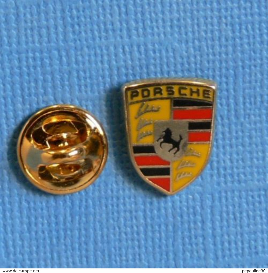 1 PIN'S //  ** LOGO - BLASON  / PORSCHE ** - Porsche