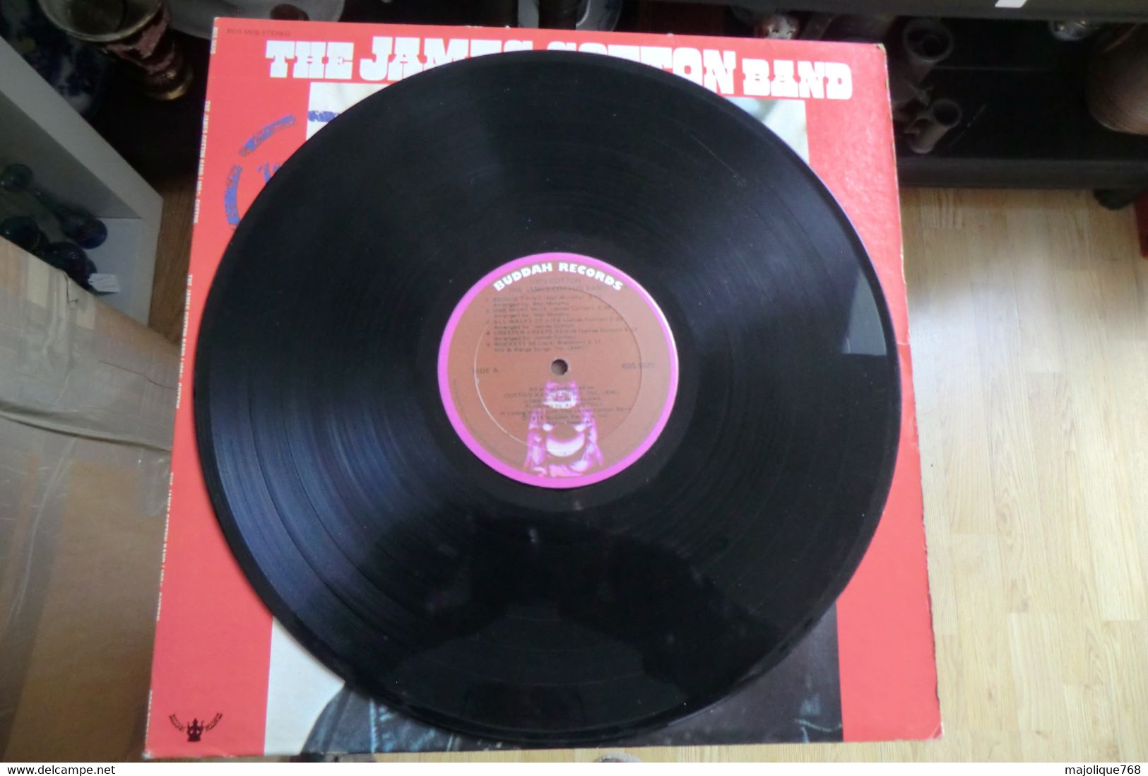 Disque The James Cotton Band - 100% Cotton - Buddah Records BDS 5620 - USA 1974 - Disque Promo Stéréo - Blues