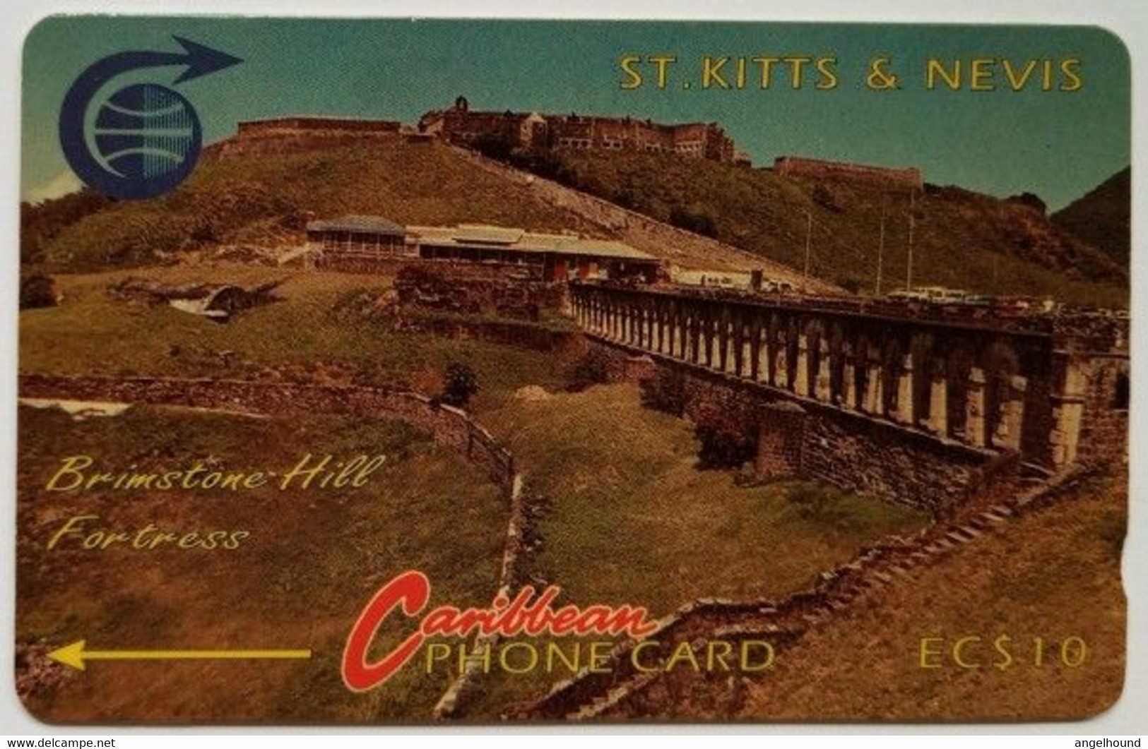 St. Kitts And Nevis  EC$10  3CSKA  " Brimstone Hill Fortress " - St. Kitts En Nevis