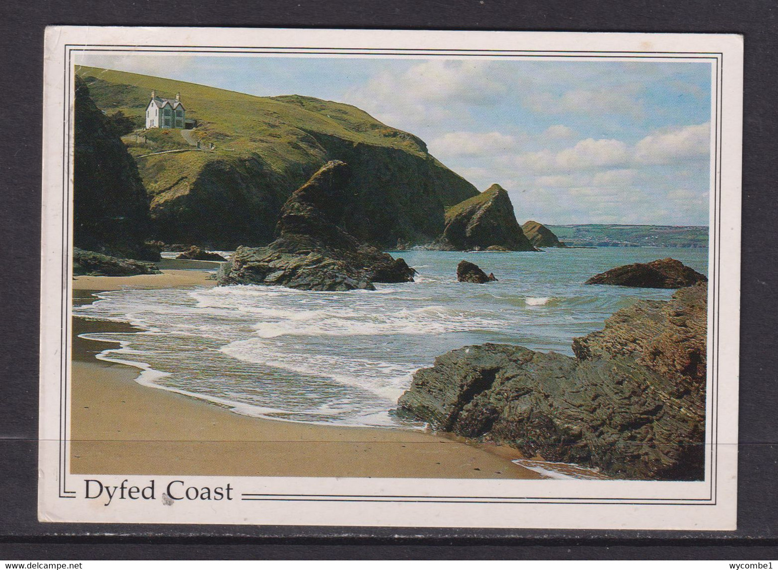 WALES - Llangranog The Beach Used Postcard As Scans - Cardiganshire